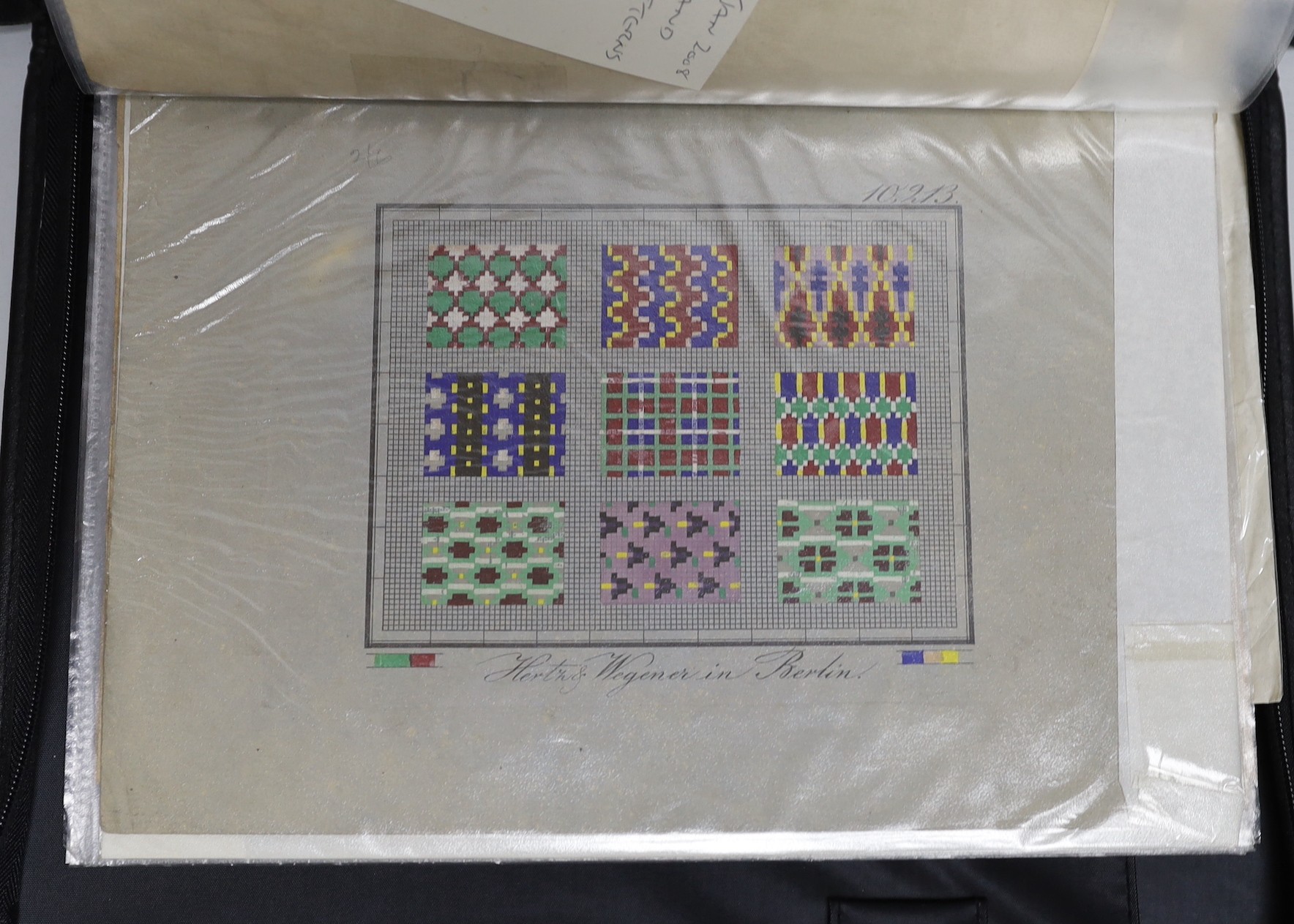 A useful collection of 19th century and later wool work patterns